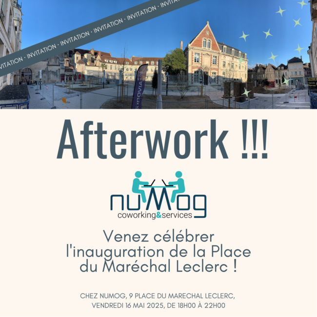 Afterwork chez nuMog, votre coworking à Auxerre