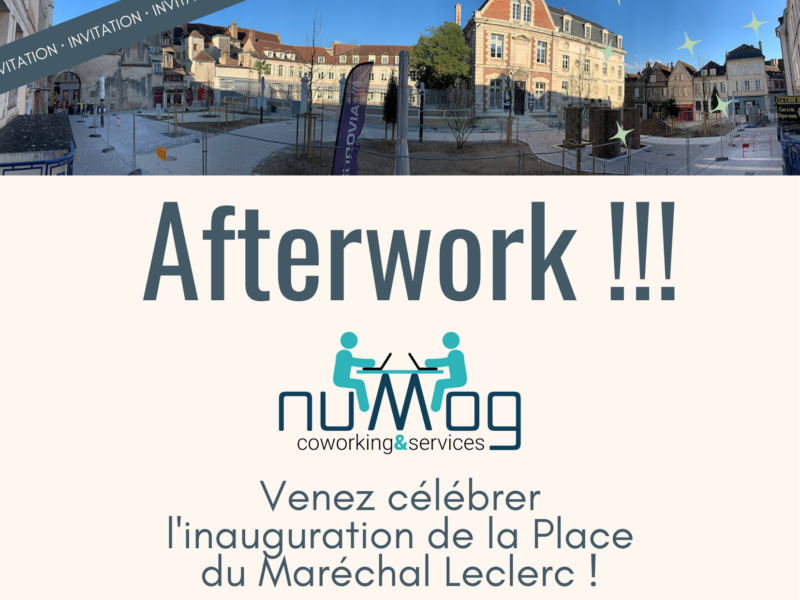 Afterwork chez nuMog, votre coworking à Auxerre